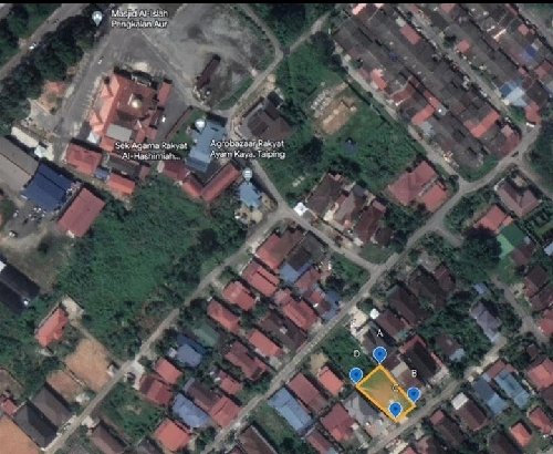 tanah lot untuk dijual Kampung Sentosa Batu 2½ Taiping 3