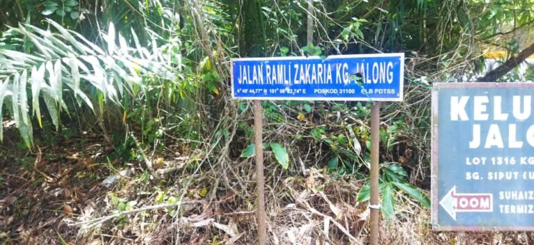 tanah untuk dijual kampung jalong sungai siput 1 768x353
